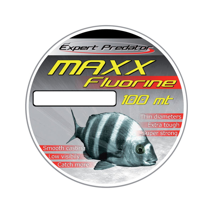 Fil de ligne en polyéthylène fluorocarboné Maxx Fluorine 100m 4,35kg 0,25mm Expert Predator 60720