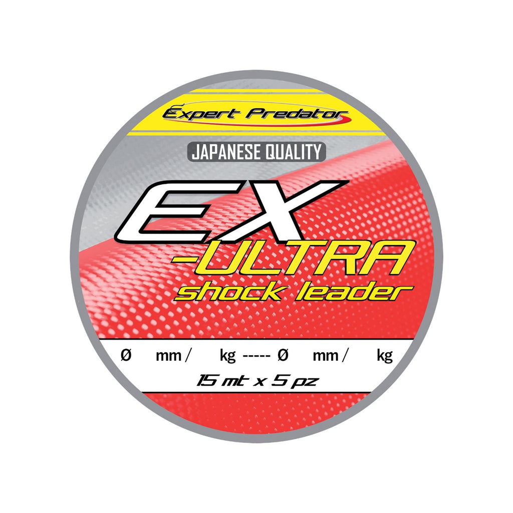 Nylon Coated Lines Ex-Ultra Shock Leader 15m 0,20-0,52mm Expert Predator 60724