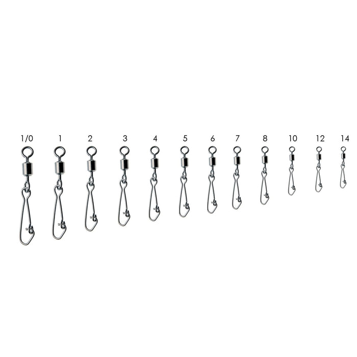 Rolling Swivels With Snap 12pcs №1-0 Expert Predator 62666