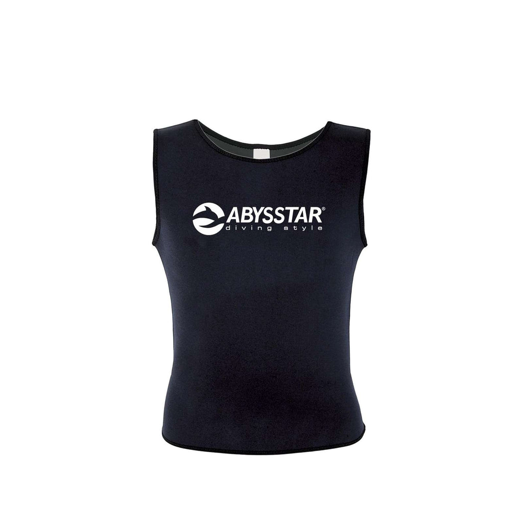 Traje de buceo sin mangas Nylon-Plush 2,5mm Negro L Abysstar 62701