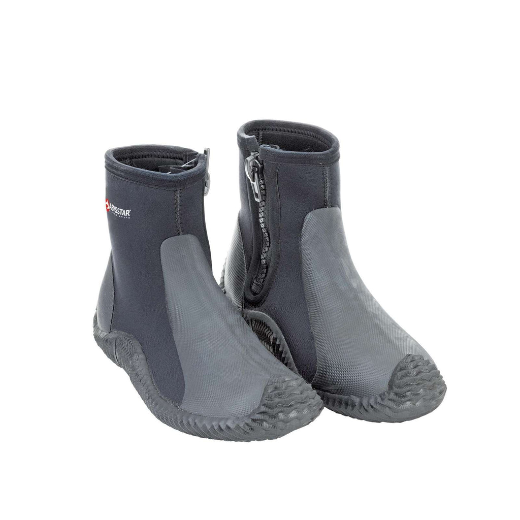 Botas de Buceo Con Suela 3mm Negro-Gris Talla 42 Abysstar 62925