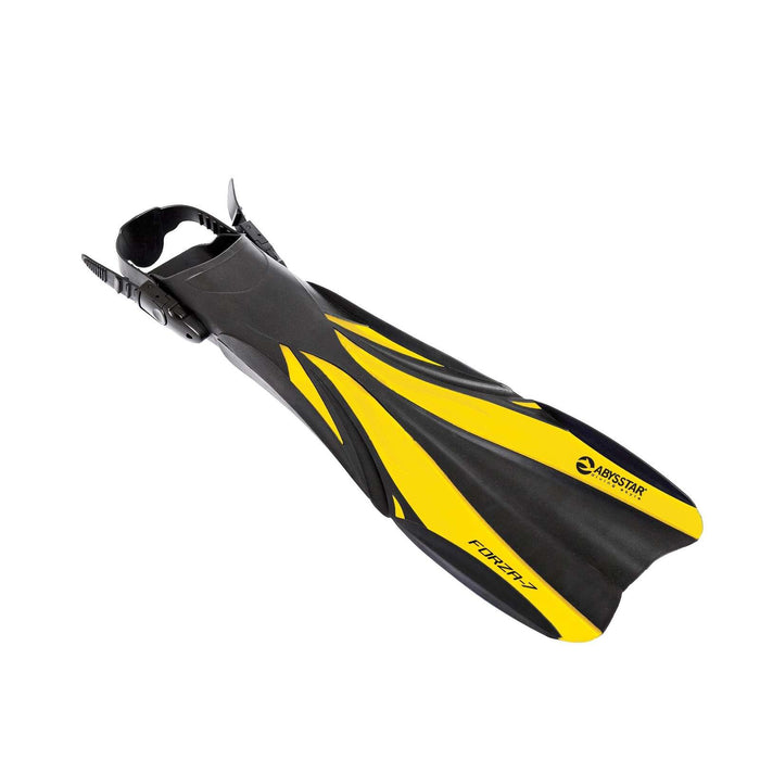 Tauchflossen Forza 7 Gelb 37-40-S-M Abysstar 62935YL