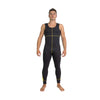 Traje de Neopreno Completo Pacific Color Con Cierre Frontal Hombre 5mm Negro-Amarillo XXXL Abysstar 63025
