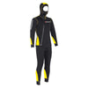 Traje de Neopreno Completo Pacific Color Con Cierre Frontal Hombre 5mm Negro-Amarillo XXXL Abysstar 63025