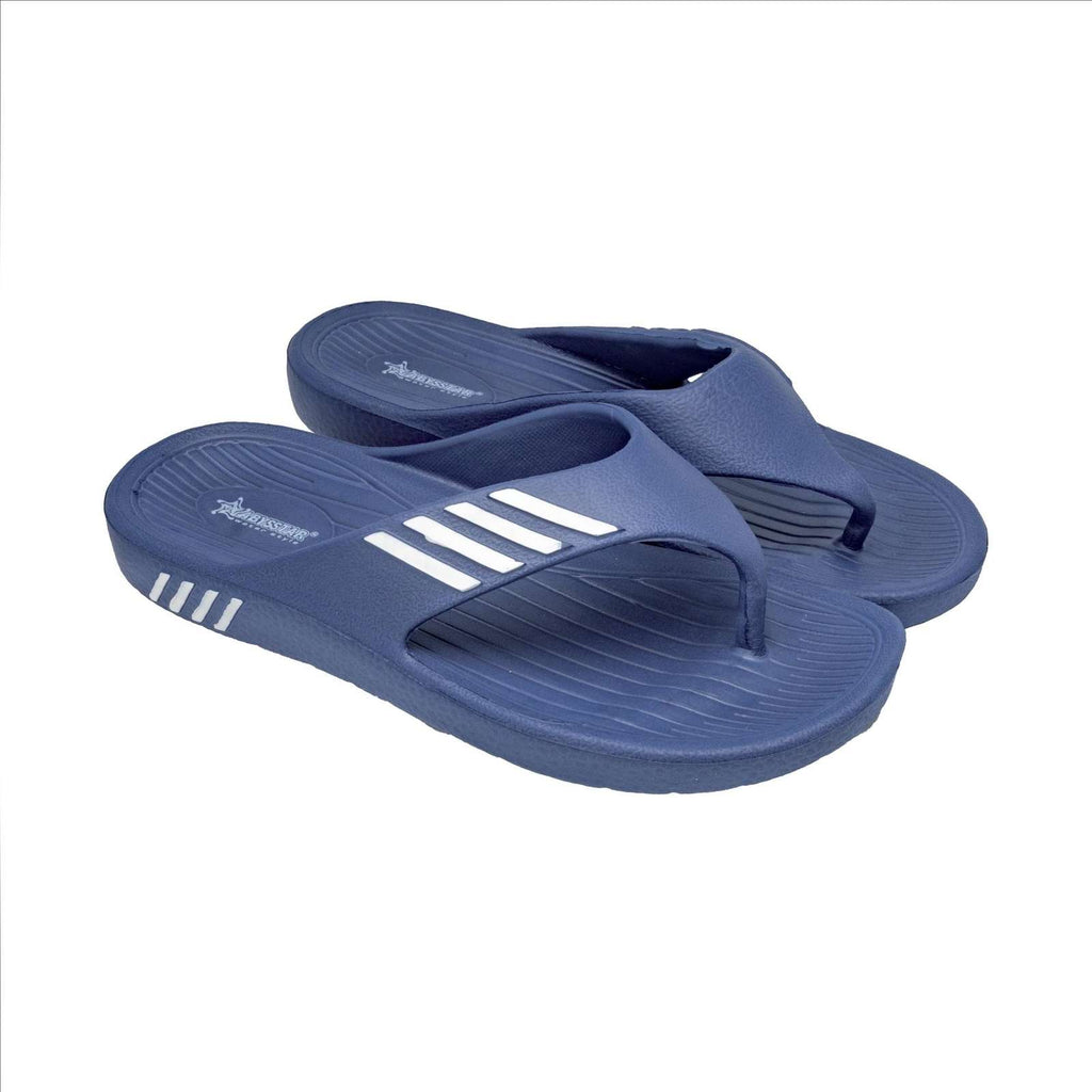 Chanclas de natación Confort azules talla 44 Abysstar 63074BL