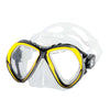Máscara de buceo Vanity Transparente-Amarillo Abysstar 63131YL