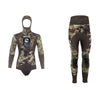 Traje de buceo completo para pesca submarina Grouper Evo Nylon Hombre 5mm Camo-Verde M Abysstar 63236