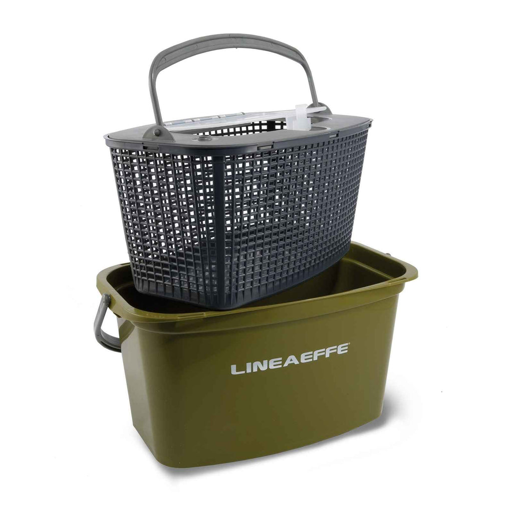 Seau de nourriture pour poissons avec seau 7L Lineaeffe 6550016