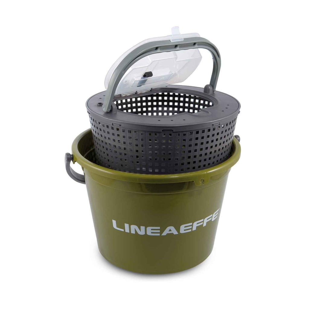 Seau de nourriture pour poissons avec seau 18L Lineaeffe 6550020