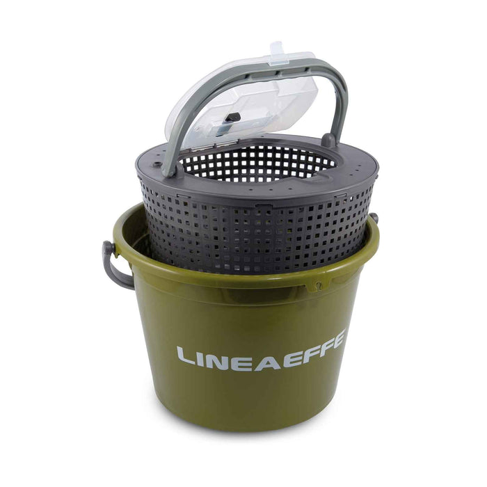 Seau de nourriture pour poissons avec seau 18L Lineaeffe 6550020