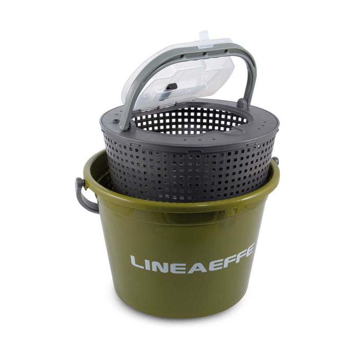 Seau de nourriture pour poissons avec seau 12L Lineaeffe 6550024
