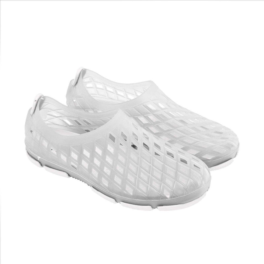 Zapatos de natación anatómicos tendencia niños blanco-transparente talla 35 Abysstar 68155WTR