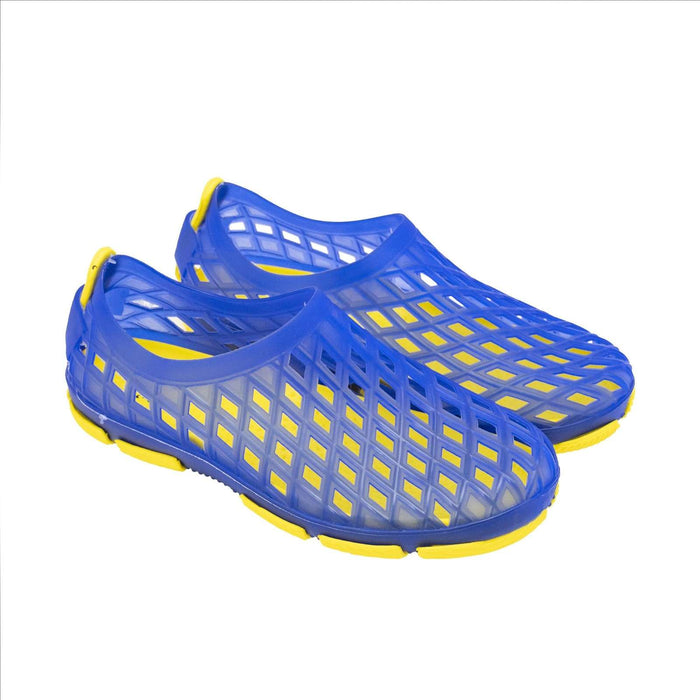 Chaussures de natation anatomiques tendance bleu-jaune taille 42 Abysstar 68162BLYL