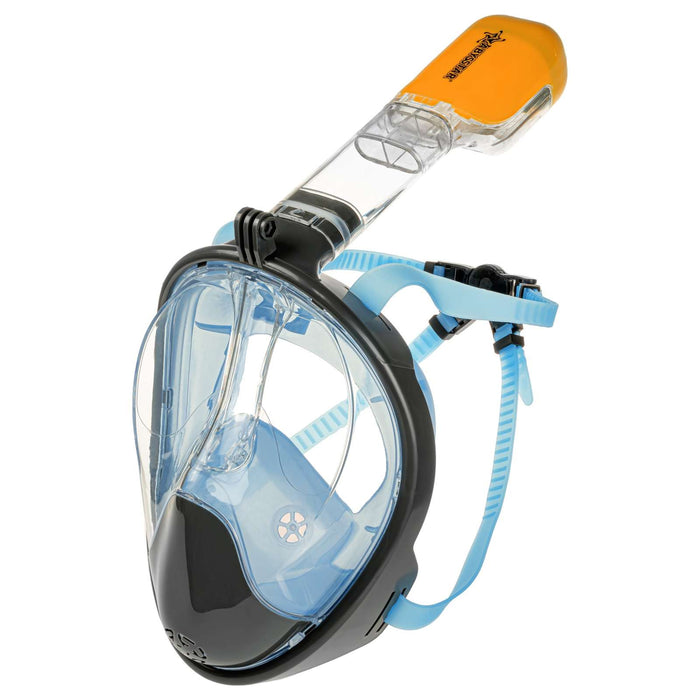 Máscara de snorkel de cara completa Galaxy Azul L-XL Abysstar 68171BL