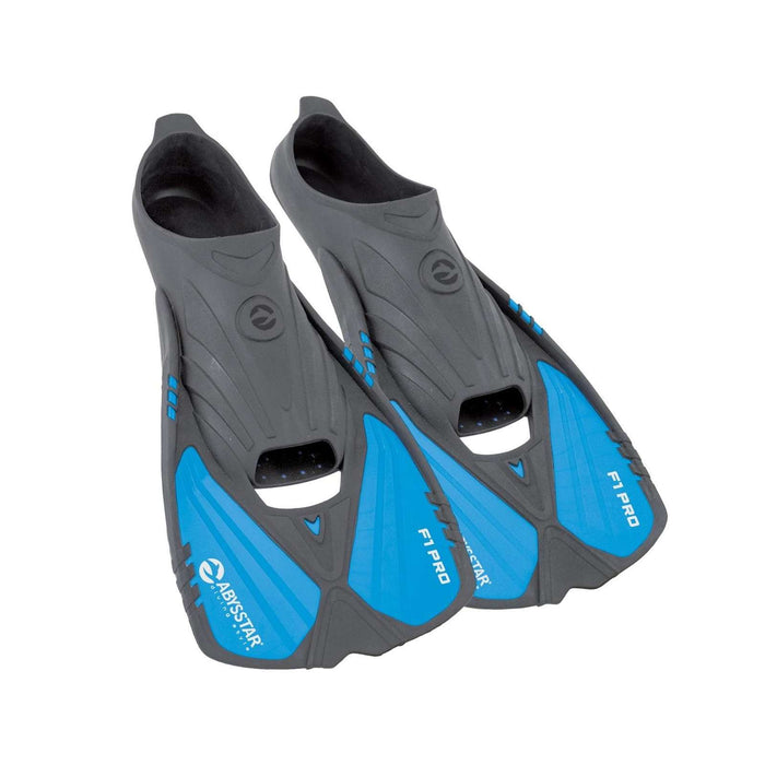 Palmes de snorkeling F1 Pro Bleues 38-39 Abysstar 68203BL