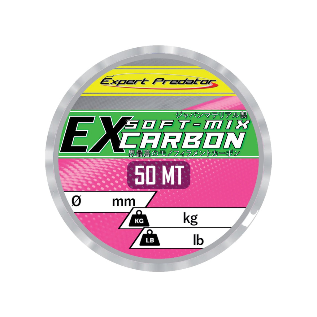 Żyłka nylonowa Ex Soft-Mix Carbon 50m 7,7kg 0,28mm Expert Predator 68809