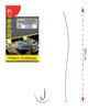 Tied Hooks With 2m Fluorine Nylon 0,35mm Size 4 Expert Predator 6913004