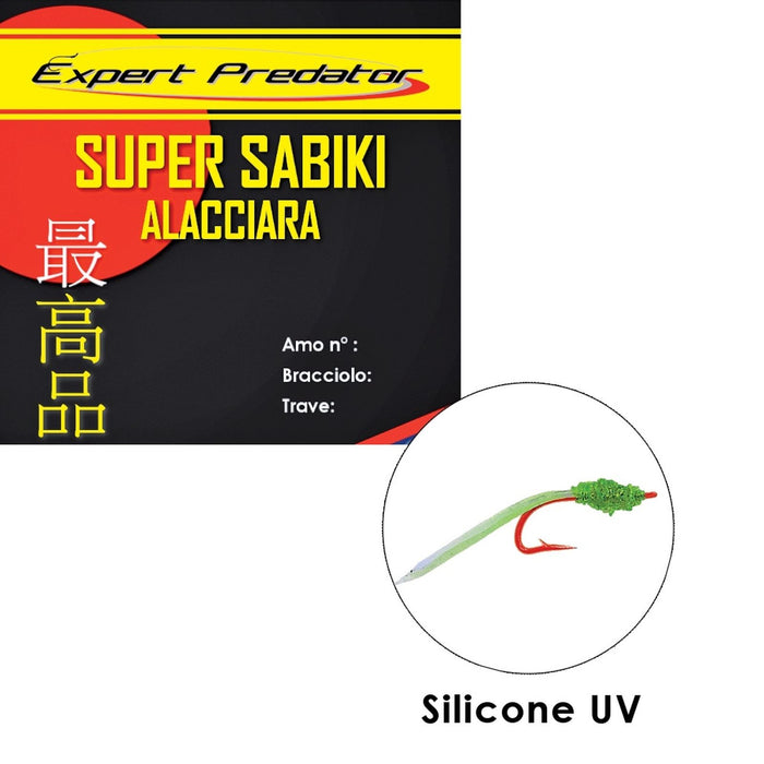 Rigs Sabiki Super Alacciara Silicone UV 20pcs №6 Expert Predator 6913206