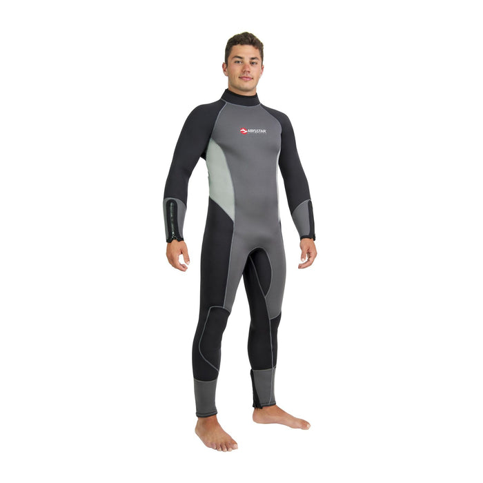 Traje de Buceo Completo Melbourne Hombre 5mm Negro-Gris S Abysstar 69290