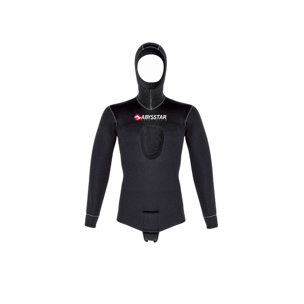 Diving Wetsuit Jacket Pacific Supreme Man 5mm Black XL Abysstar 69418