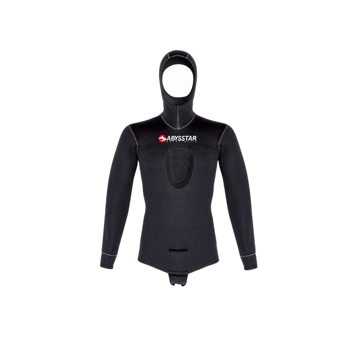 Diving Wetsuit Jacket Pacific Supreme Man 5mm Black XL Abysstar 69418