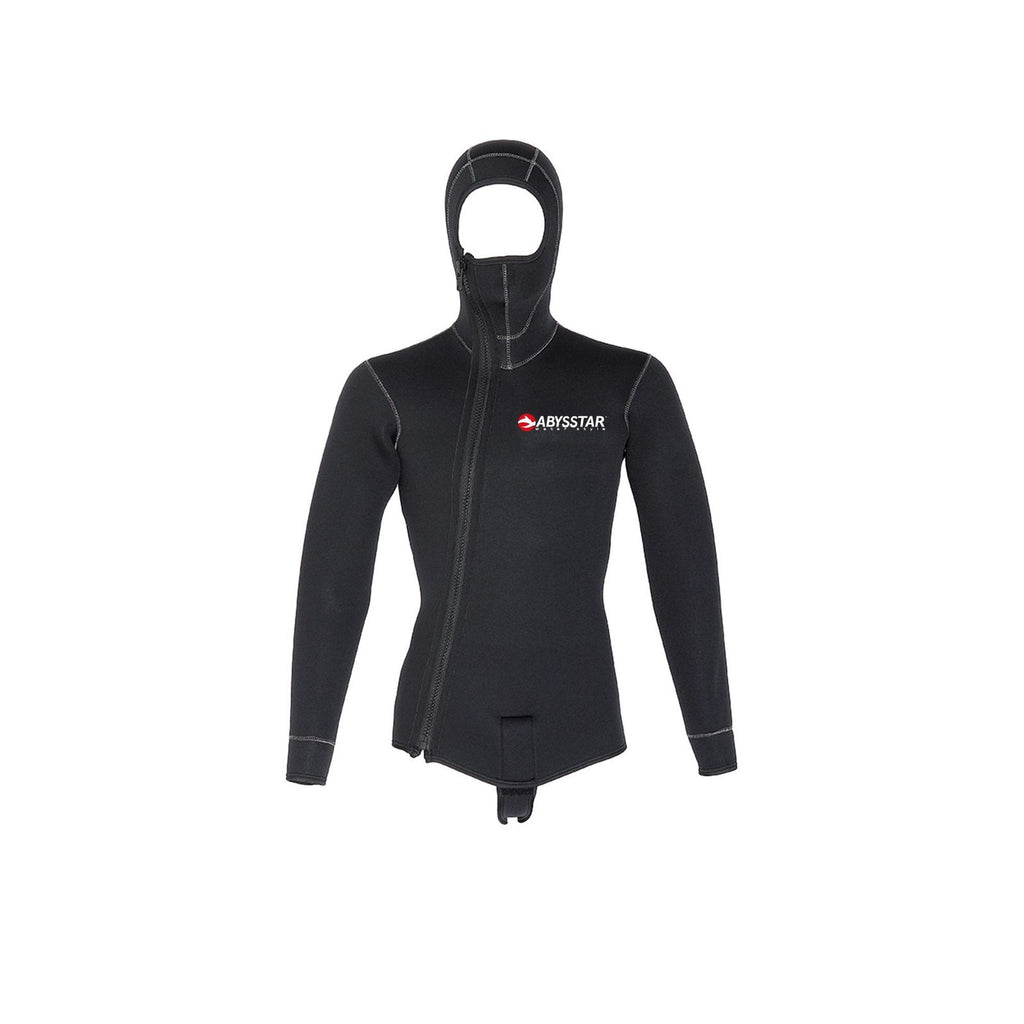 Chaqueta de Neopreno para Buceo Pacific Supreme Con Cierre Frontal Hombre 5mm Negro XXXL Abysstar 69434
