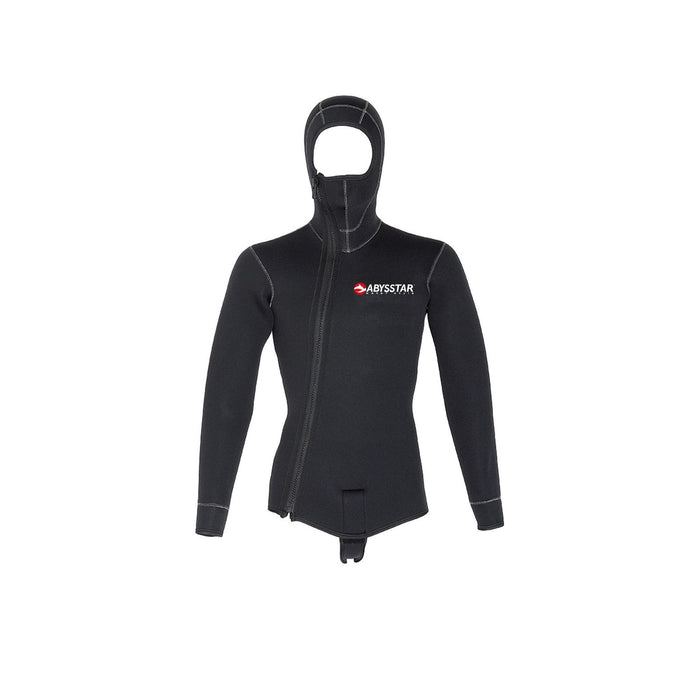 Chaqueta de Neopreno para Buceo Pacific Supreme Con Cierre Frontal Hombre 5mm Negro XXXL Abysstar 69434