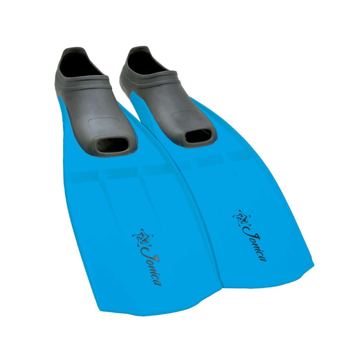 Schnorchelflossen Jonica Blau Größe 39-40 Abysstar 69548BL