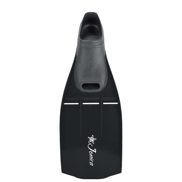 Palmes de snorkeling Jonica Noires Taille 41-42 Abysstar 69549BK