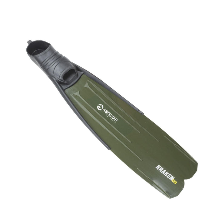 Freediving Fins Kraken Evo Army-Green 40-42 Abysstar 69555