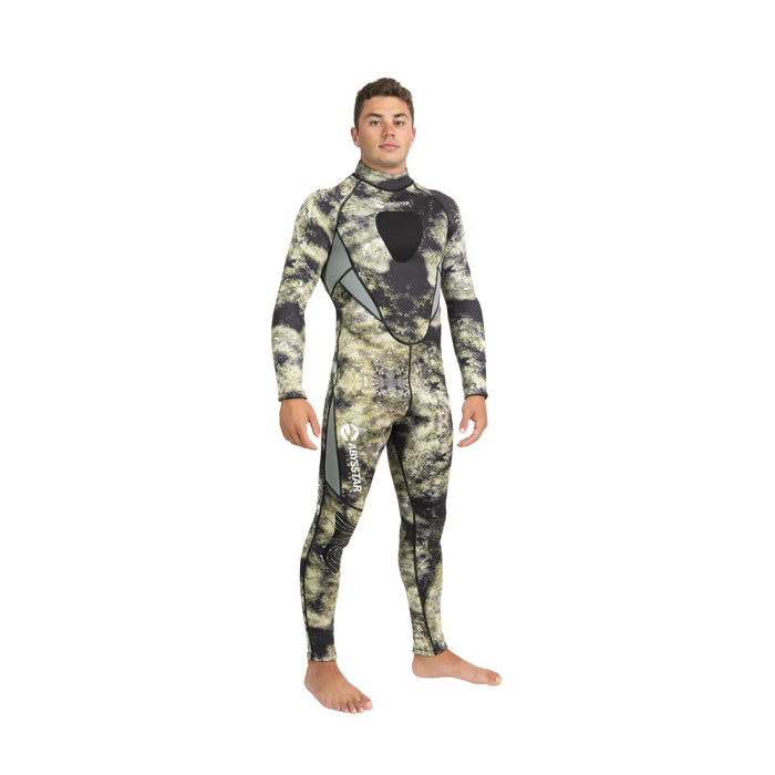 Spearfishing Full Wetsuit Sidney Man 2,5mm Camo-Green-Beige XXXL Abysstar 69745