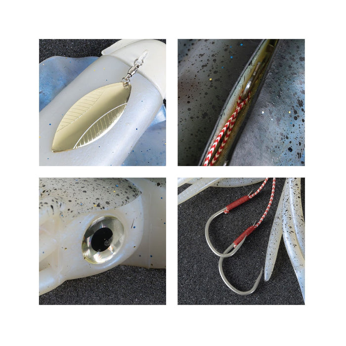 Soft Plastic Lure Deep Squid Red 285g Expert Predator 69874RD