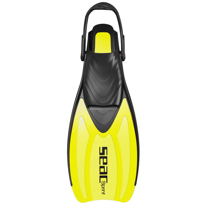 Palmes de Snorkeling Sprint Jaune L-XL ~ 45-47 Seac 71-14Y-L-XL