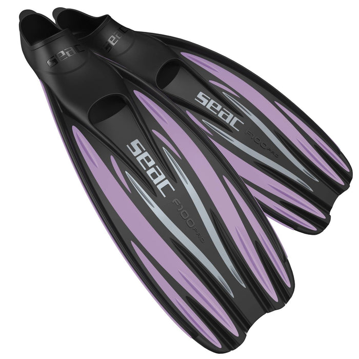 Diving Fins F100 Pro Lilac Size 40-41 Seac 71-1LL-40-41