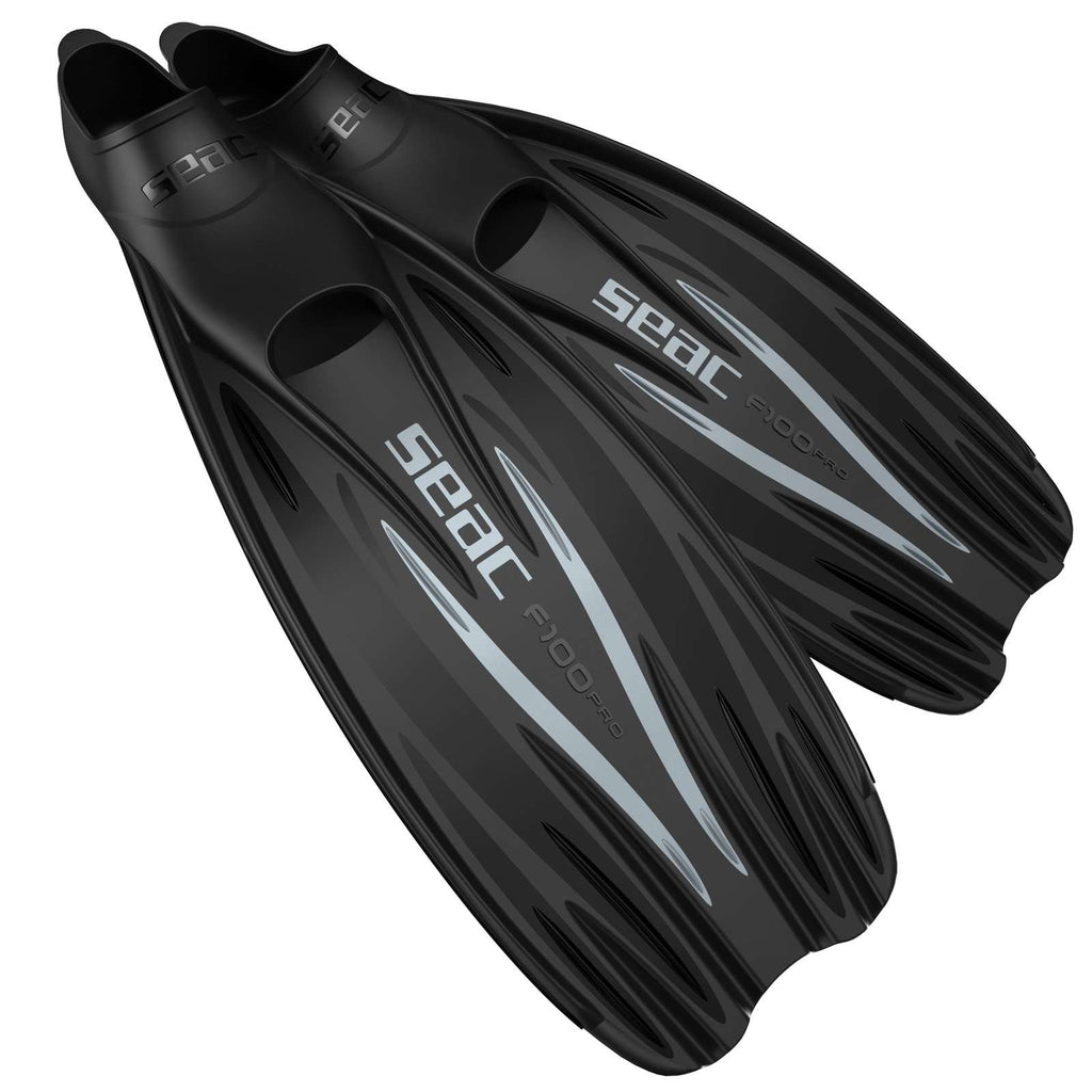 Aletines de Buceo F100 Pro Negro Talla 36-37 Seac 71-1N-36-37