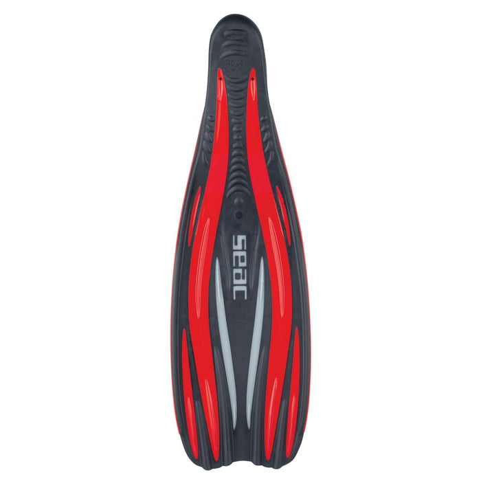 Diving Fins F100 Pro Red Size 42-43 Seac 71-1R-42-43