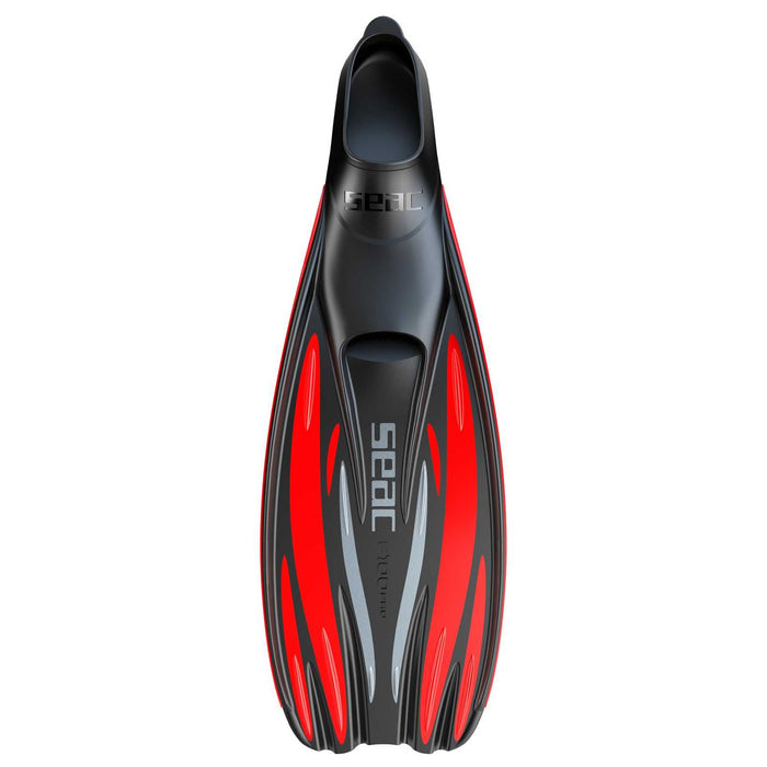 Aletas de buceo F100 Pro Rojo Talla 46-47 Seac 71-1R-46-47