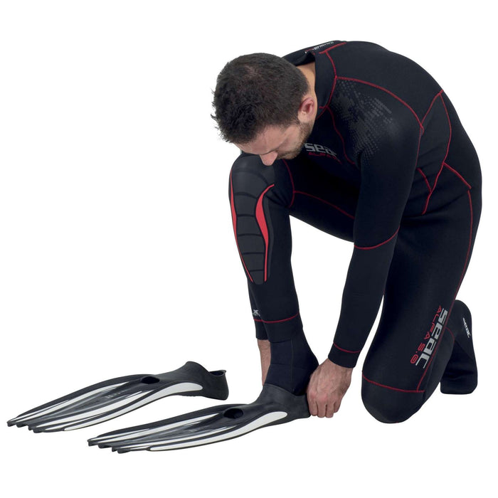 Aletas de buceo F100 Pro Blanca Talla 38-39 Seac 71-1W-38-39