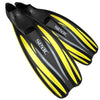 Aletas de buceo F100 Pro Amarilla Talla 36-37 Seac 71-1Y-36-37