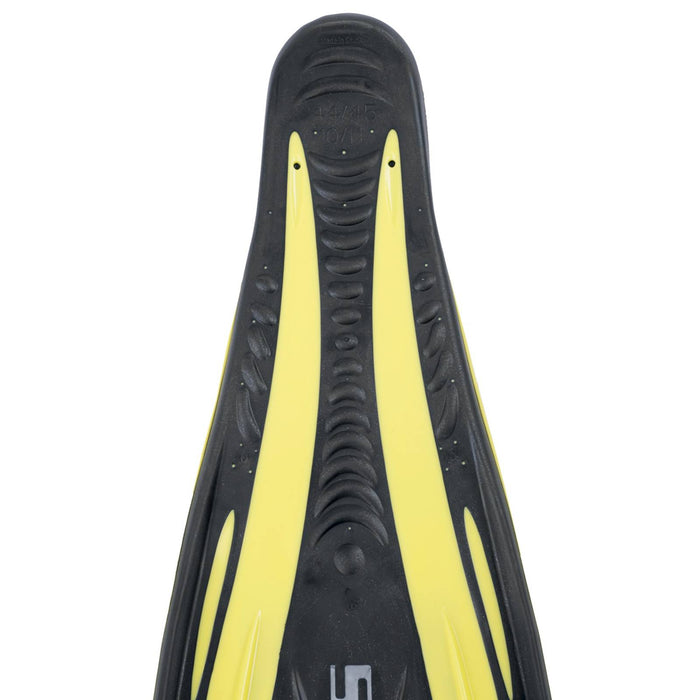 Aletas de buceo F100 Pro Amarilla Talla 36-37 Seac 71-1Y-36-37