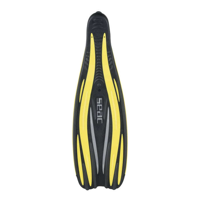 Aletas de buceo F100 Pro Amarilla Talla 36-37 Seac 71-1Y-36-37