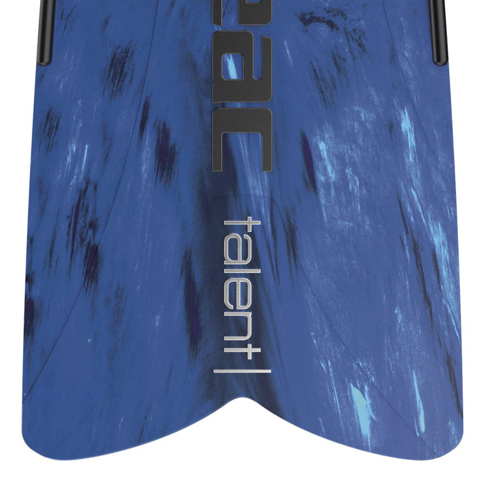 Aletas de apnea y pesca submarina Talent Camo-Azul Talla 36-38 Seac 71-24CB-36-38