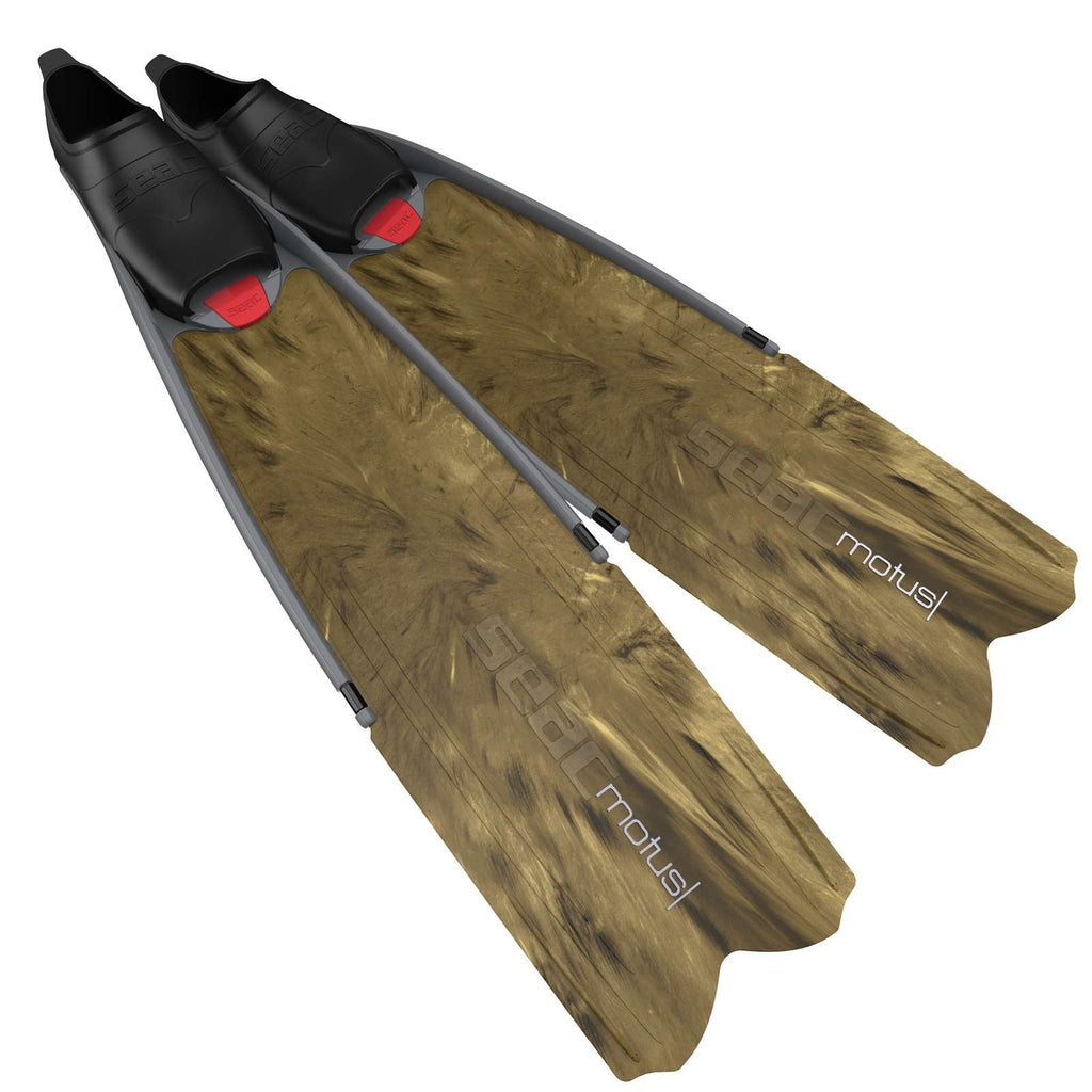 Freitauch- und Speerfischerflossen Motus Camo-Braun Größe 45-46 Seac 71-25CM-45-46