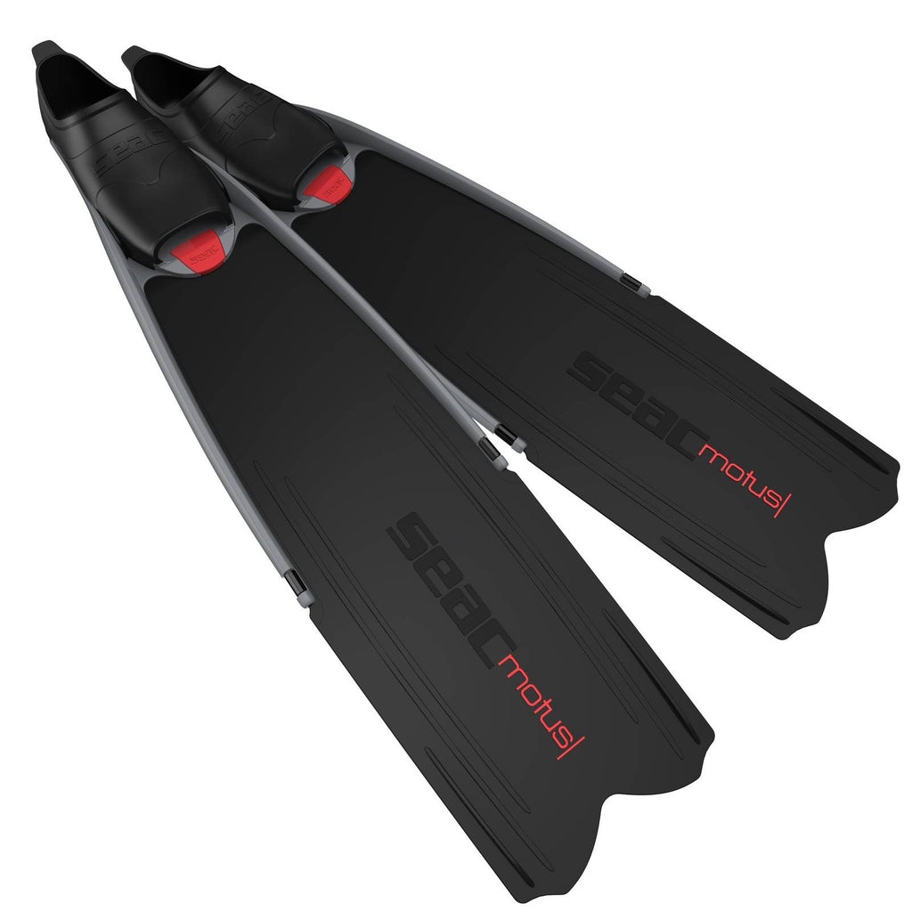 Freediving and Spearfishing Fins Motus Black-Red Size 41-42 Seac 71-25N-41-42