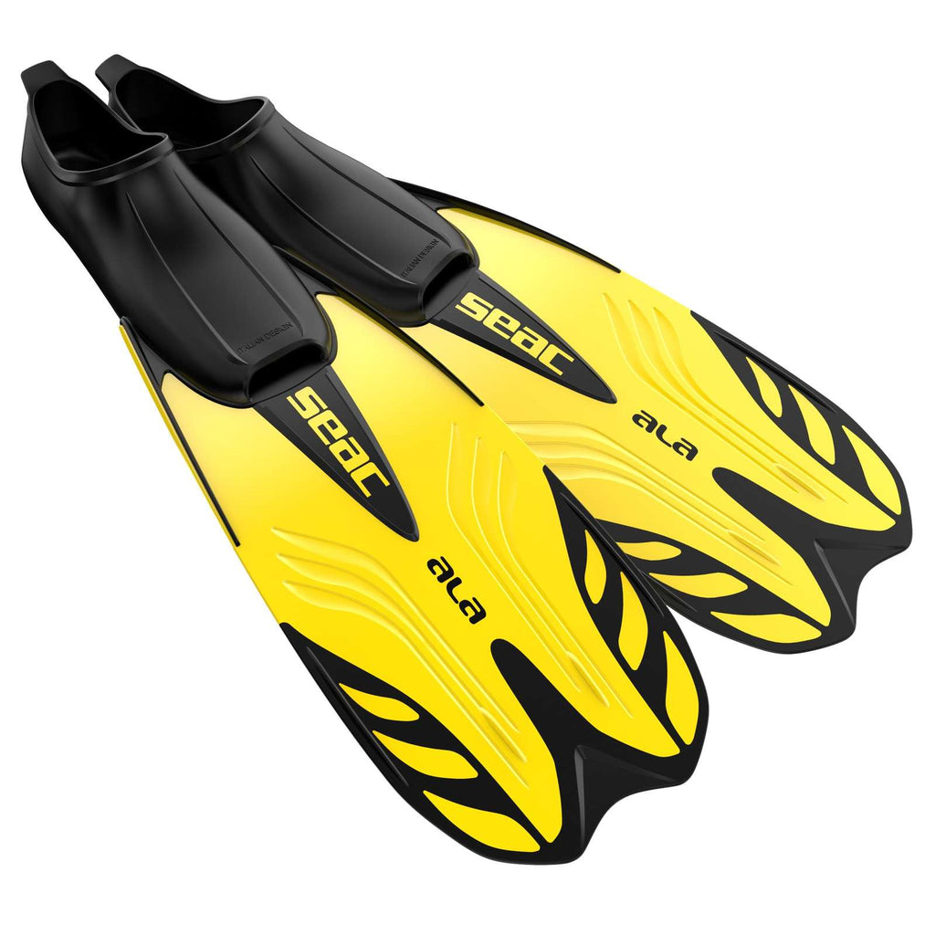 Palmes de snorkeling Ala Enfant Jaune 34-35 Seac 71-33Y-34-35