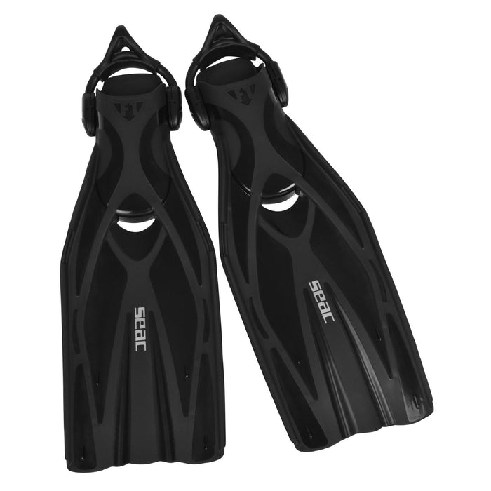 Tauchflossen F1 Sling Strap Schwarz M-L Seac 71-36N-M-L