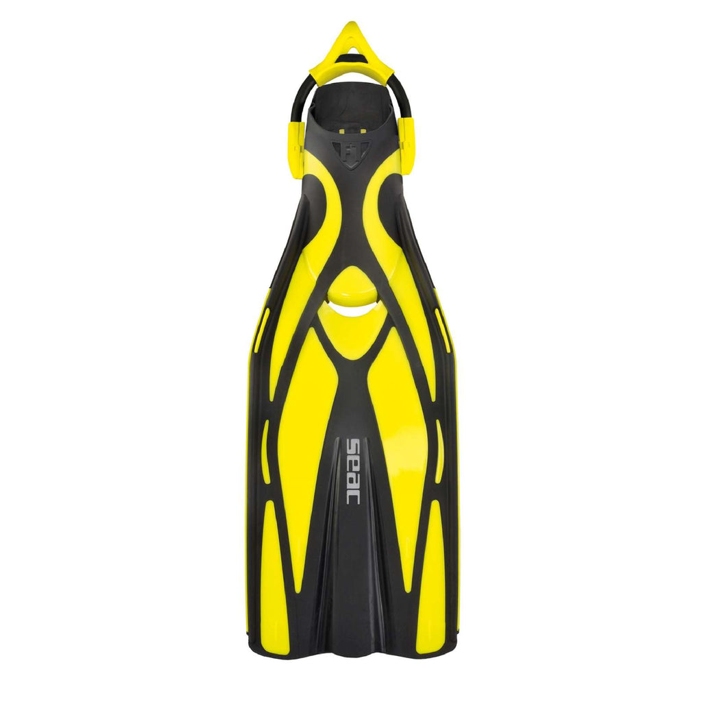 Tauchflossen F1 Sling Strap Gelb S-M Seac 71-36Y-S-M