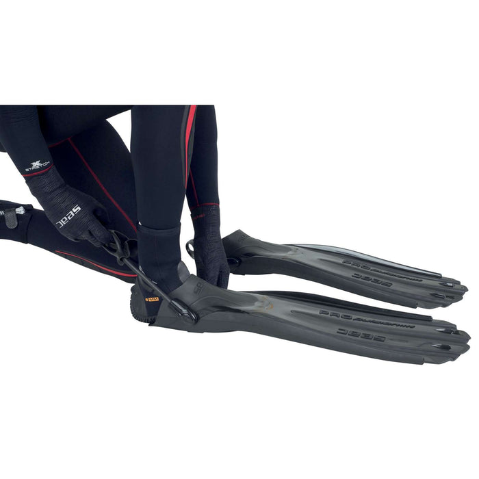 Aletas de buceo Propulsión S Negro S-M ~ 37-39 Seac 71-43N-S-M