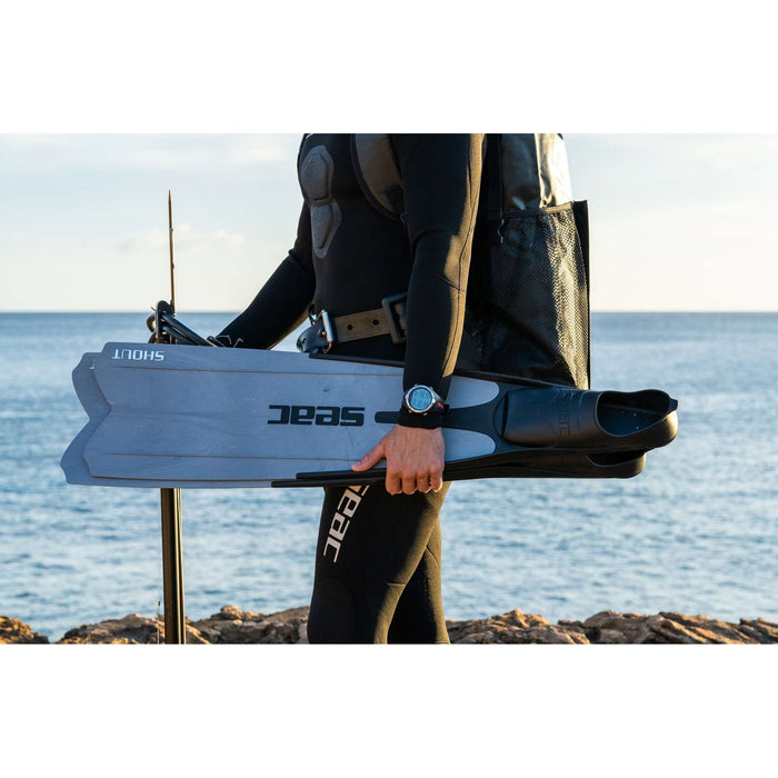 Aletas de apnea y pesca submarina Shout S700 Camo-Gris 36-38 Seac 71-44CG-36-38