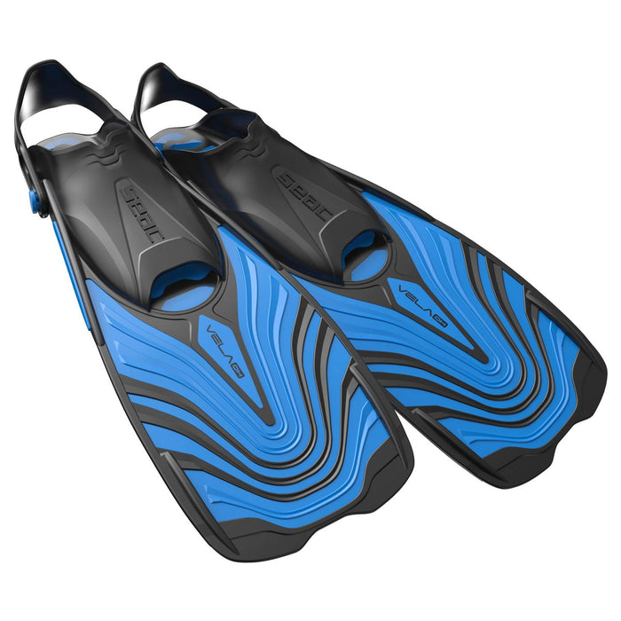 Palmes de snorkeling Vela Oh Bleues Taille S-M ~ 39-41 Seac 71-47B-S-M
